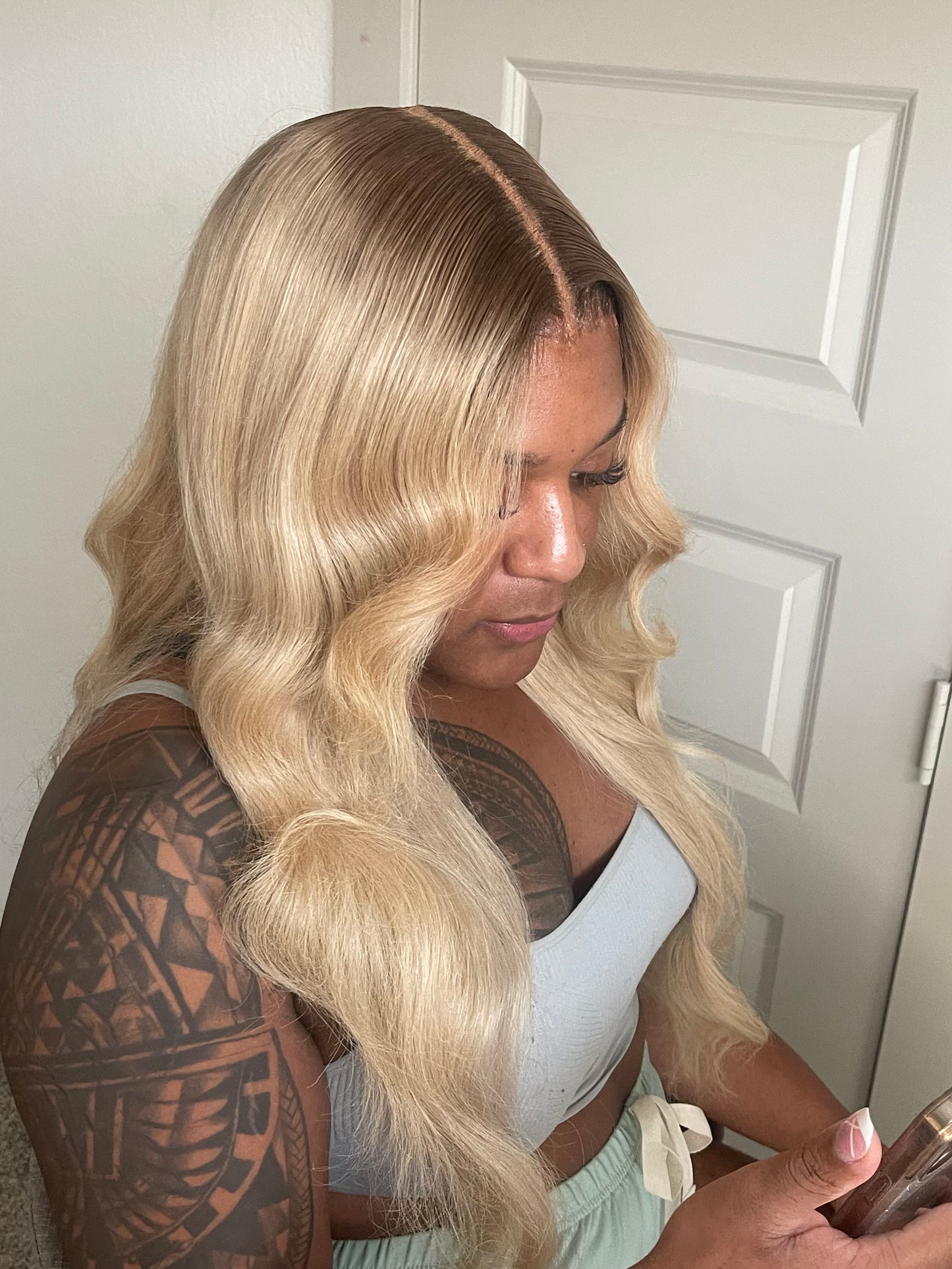 13x6 613 (Blonde) Body Wave Cambodian Full Frontal Hd Lace Wig