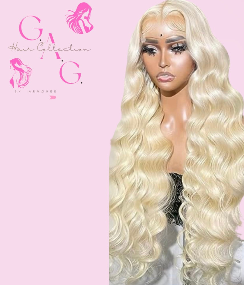 5x5 613 (Blonde) Cambodian Body Wave HD Lace Closure Wigs